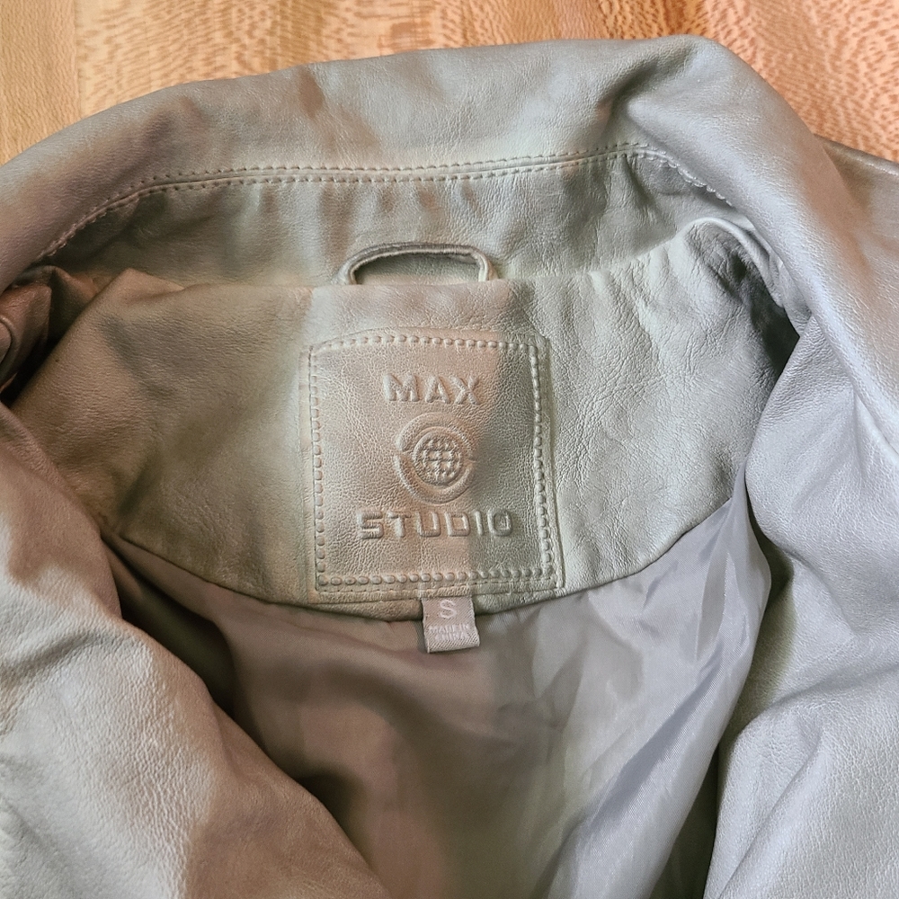 Max Studio Faux Leather Jacket - Picture 3 of 4